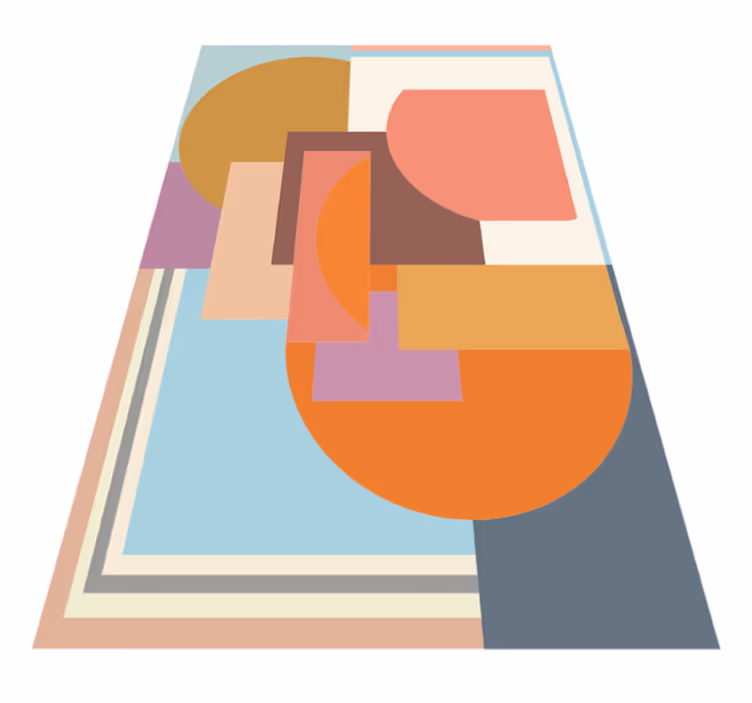 Tappeto in vinile mosaico Mosaico moderno - TenStickers