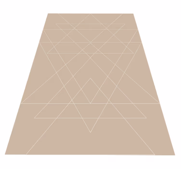 Tappeto vinile moderno tappetino con motivo geometrico - TenStickers