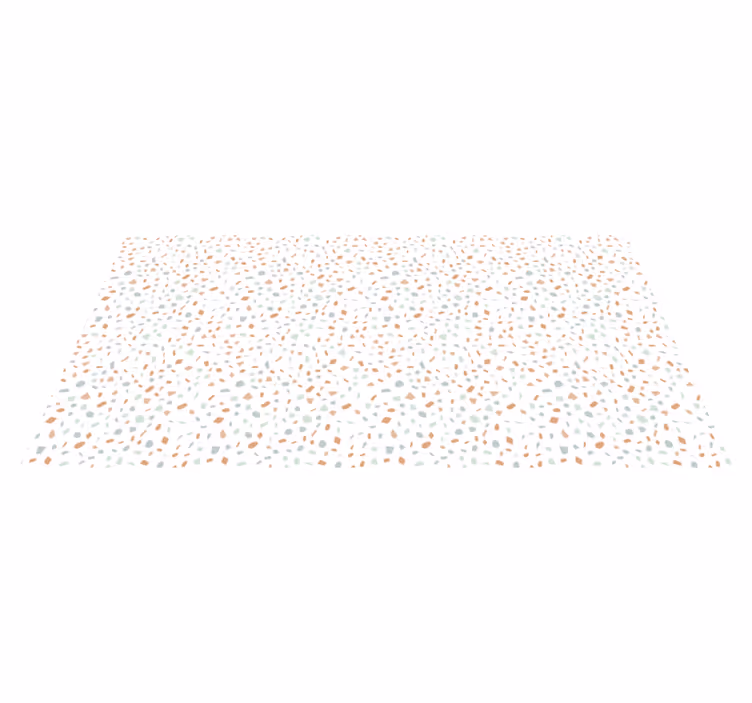 Tappeto pvc cucina caramelle terrazo - TenStickers