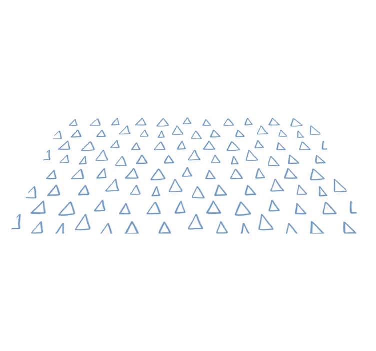 Tappeto vinile geometrico disegno a triangolo - TenStickers