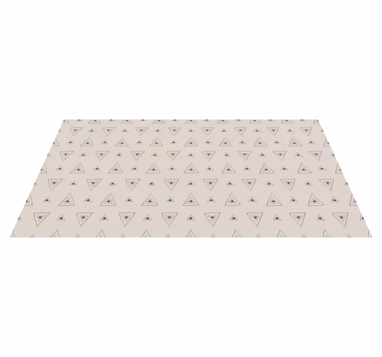 Tappeto vinile bebé elegante motivo triangolare - TenStickers