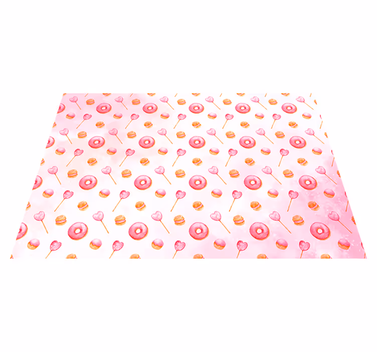 Tappeto pvc cucina dolce delizia felicità - TenStickers