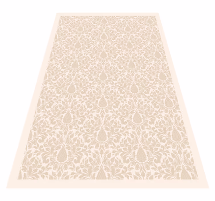 Tappeto vinile natura elegante motivo floreale - TenStickers
