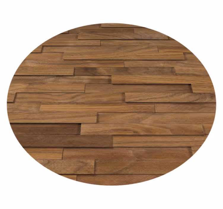 Tappeto vinile effetto legno venatura legno organica - TenStickers