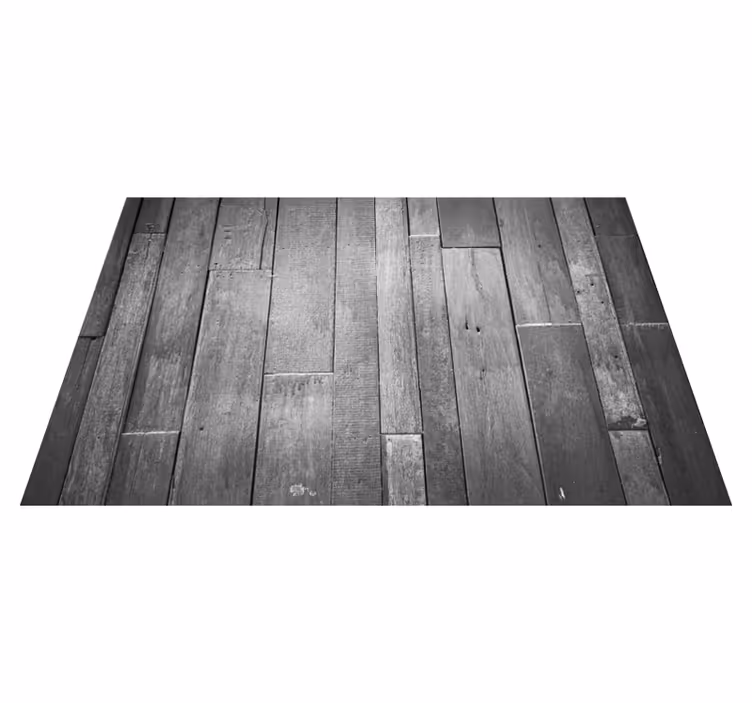 Tappeto vinile effetto legno finitura grigia moderna - TenStickers