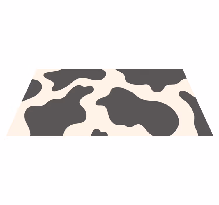 Tappeto vinile stampa animale pelle di mucca classica - TenStickers