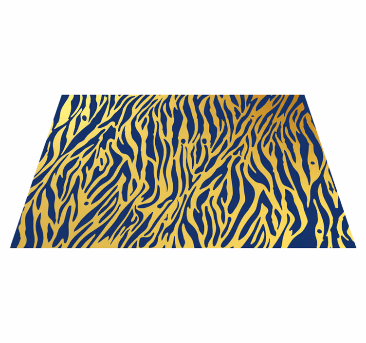 Tappeto vinile stampa animale concetto di strisce zebrate - TenStickers