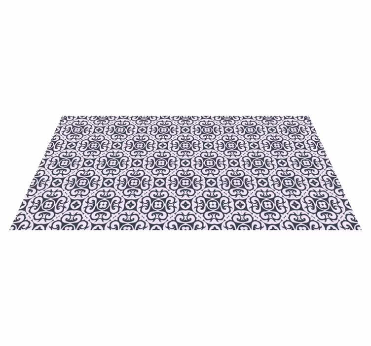 Tappeto vinile mosaico composizione mosaico elegante - TenStickers