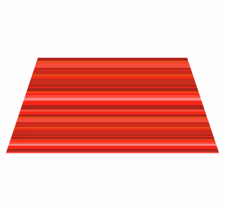 Tappeto vinile strisce motivo rosso vibrante - TenStickers