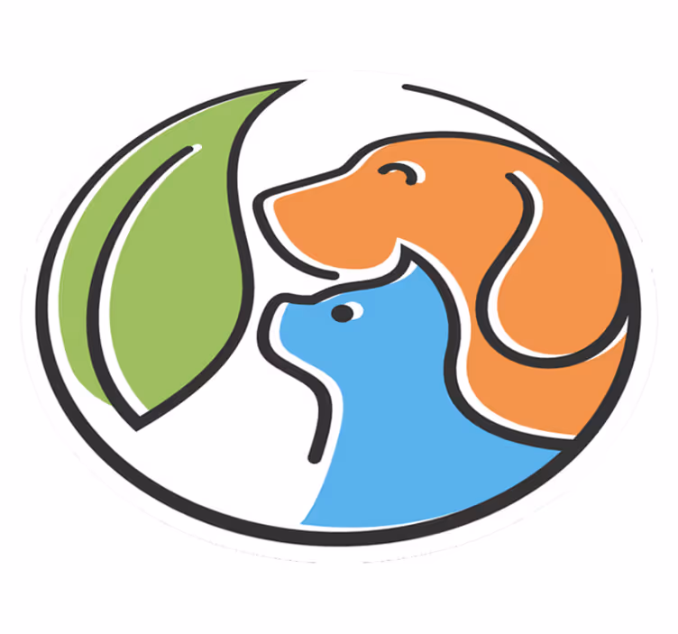 Tappeto vinile animali volti di creature astratte - TenStickers