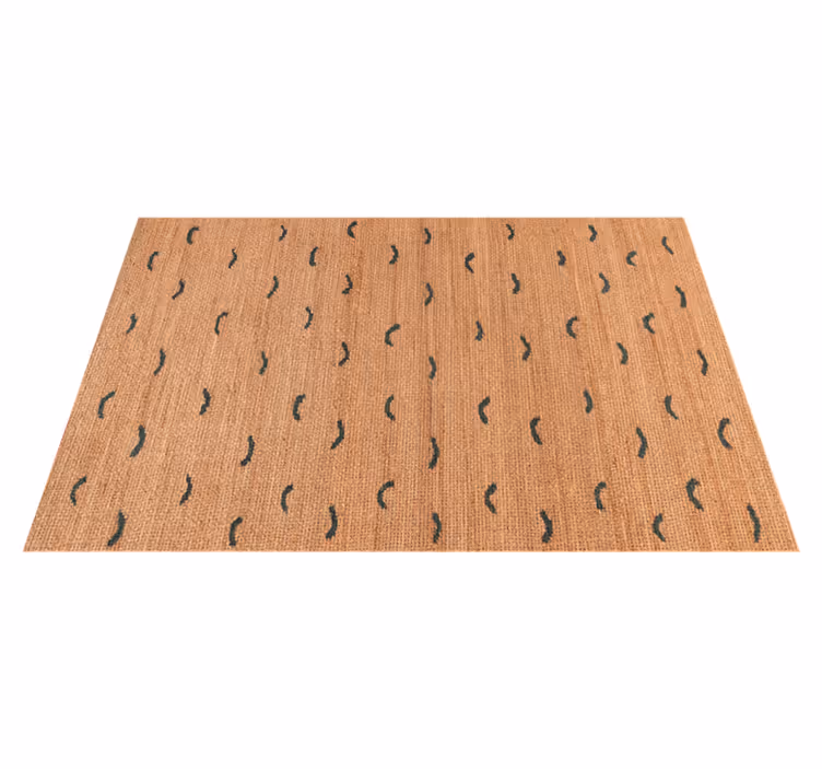 Tappeto vinile stampa animale imitazione beige juta - TenStickers