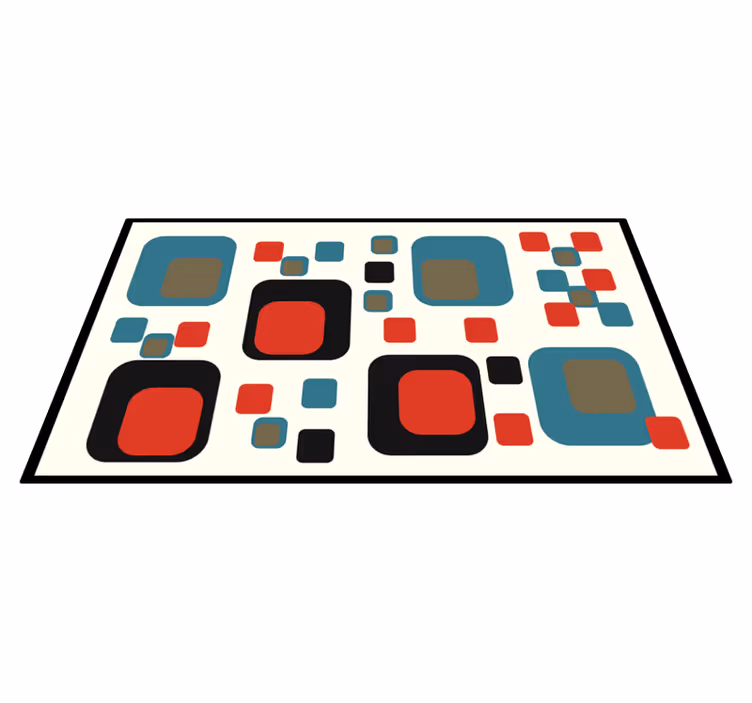 Tappeto in vinile stile geometrico - TenStickers