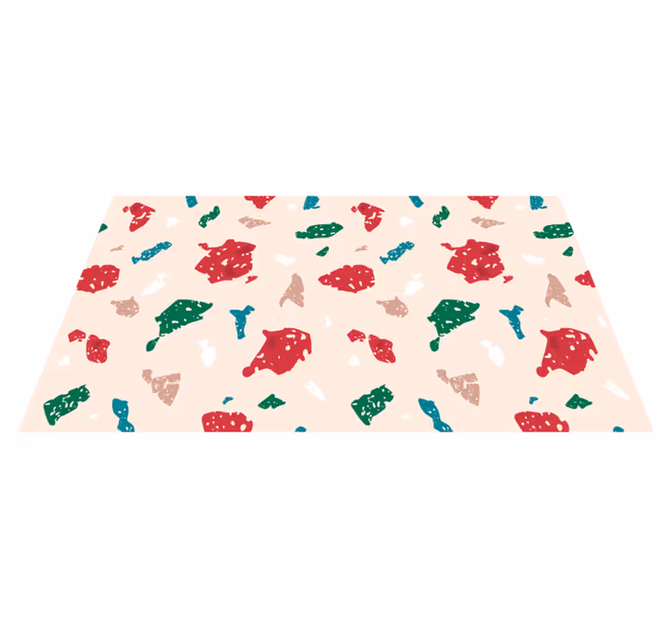 Tappeti vinile motivi design terrazzo colorato - TenStickers