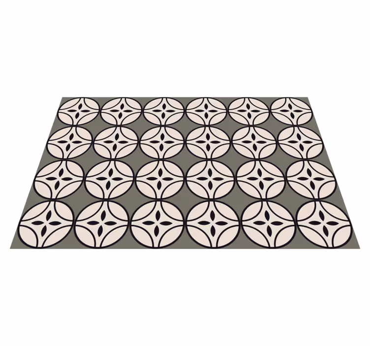 Tappeto pvc cucina armonia circolare - TenStickers