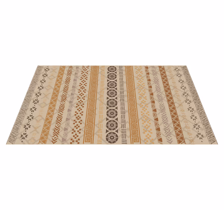 Tappeto pvc cucina geometrico terroso - TenStickers