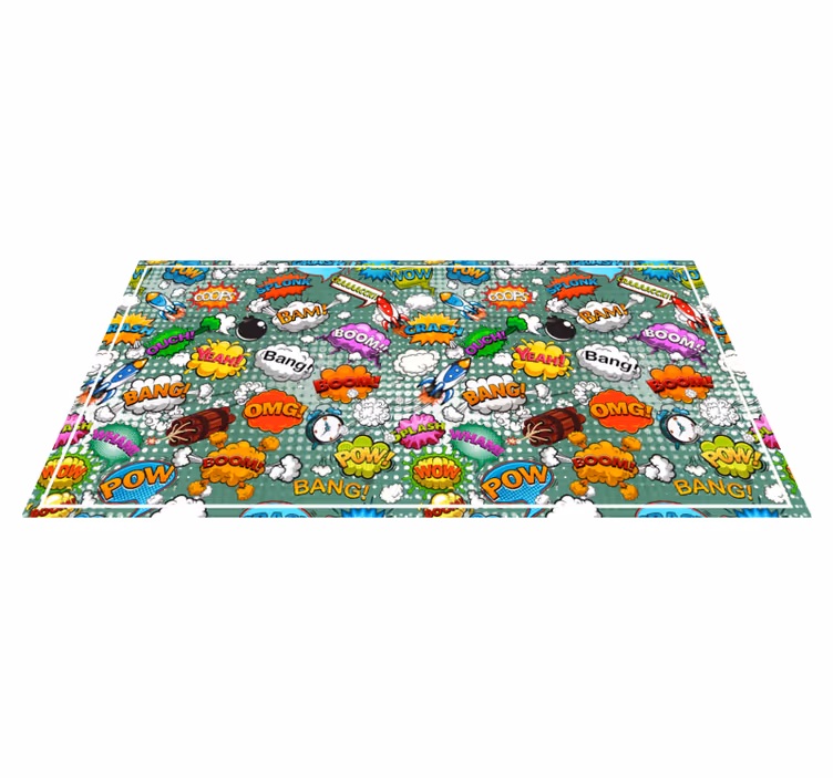 Tappeto vinile per ragazzi effetti audio comici - TenStickers