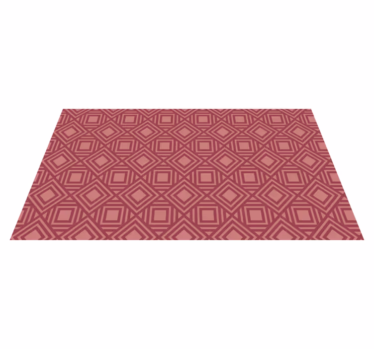 Tappeto vinile geometrico motivi a diamante - TenStickers