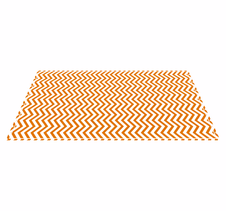 Tappeto vinile geometrico ciondolo con motivo a chevron - TenStickers