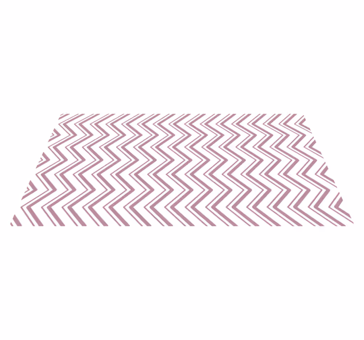 Tappeto vinile geometrico concetto di zigzag a chevron - TenStickers