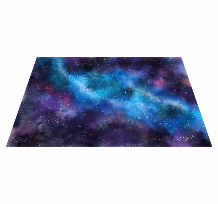Tappeto vinile camera da letto fantasia cosmica - TenStickers
