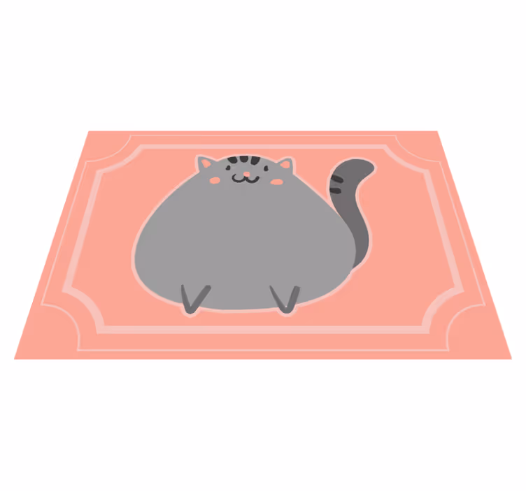 Tappeto vinile per bambini opere d'arte feline adorabili - TenStickers