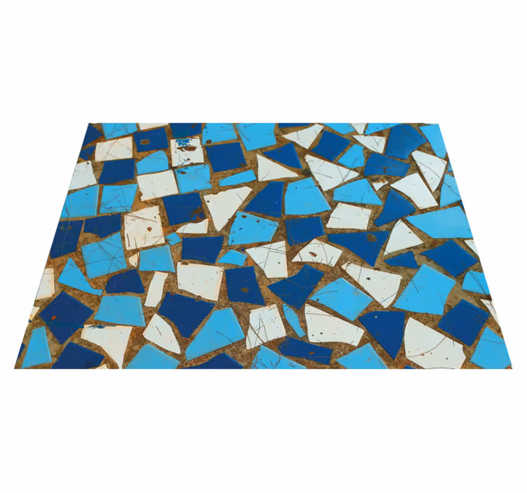 Tappeto vinile mosaico disposizioni a mosaico - TenStickers