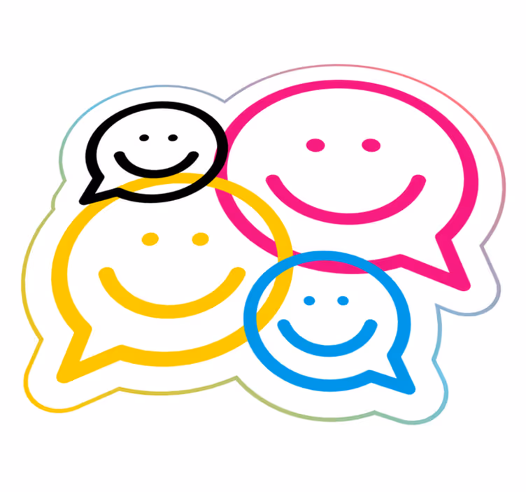 Tappeto vinile per ragazzi collezione di faccine sorridenti - TenStickers