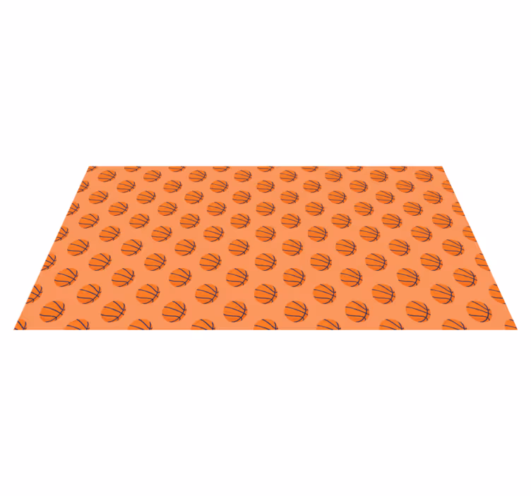Tappeto vinile giochi concetto di basket - TenStickers