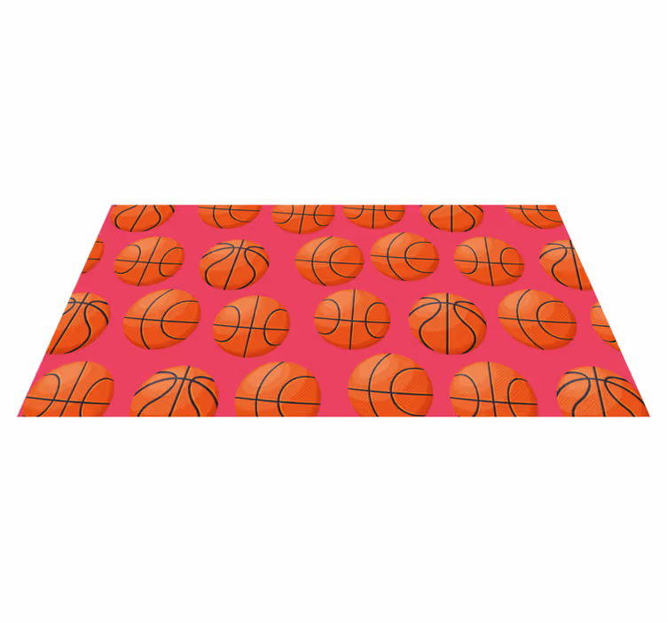 Tappeto vinile per bambini motivo del basket - TenStickers