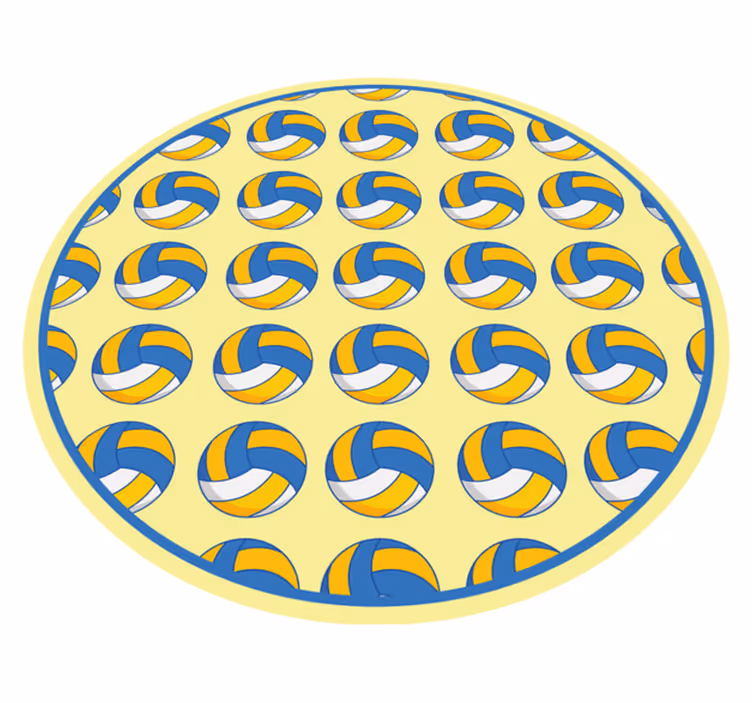 Tappeto vinile giochi motivo della pallavolo - TenStickers