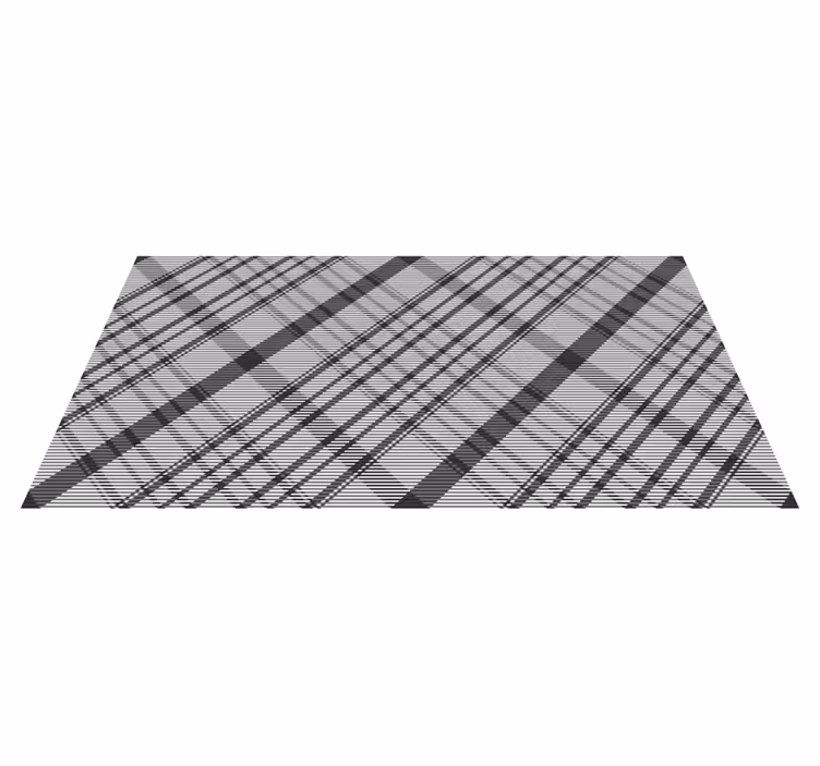 Tappeto vinile strisce righe monocromatiche - TenStickers