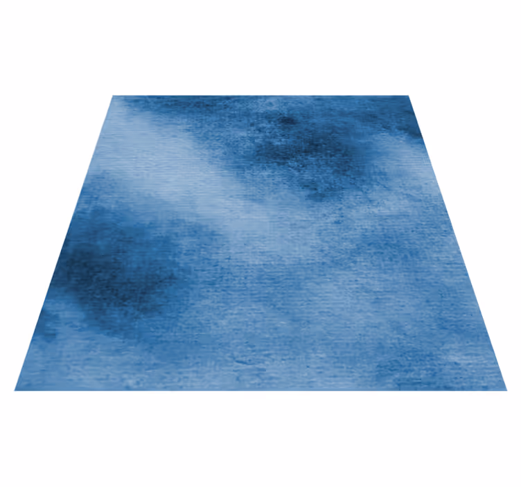 Tappeto vinile bagno stile sfumato blu - TenStickers