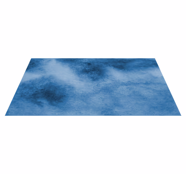 Tappeto vinile effetto marmo elegante trama blu - TenStickers