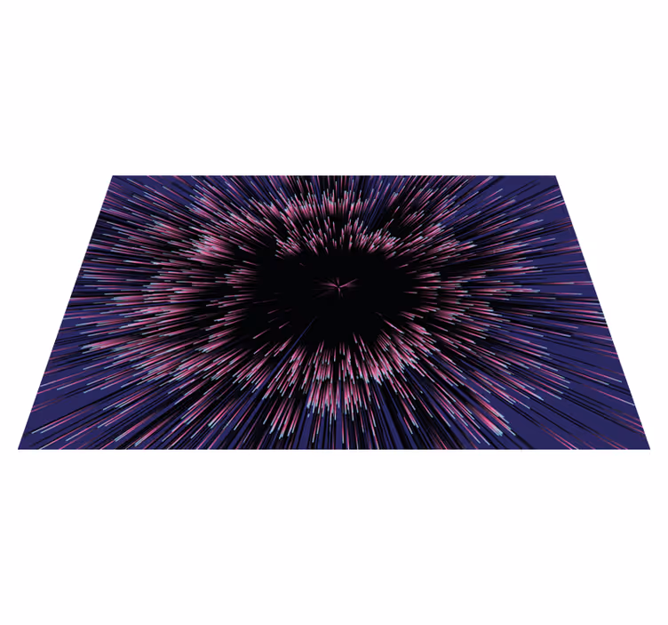 Tappeti vinile motivi effetto burst dinamico - TenStickers