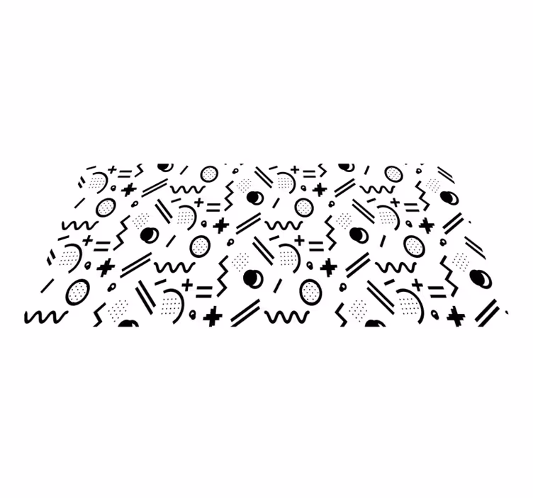 Tappeto vinile per bambini gioco di pattern dinamici - TenStickers
