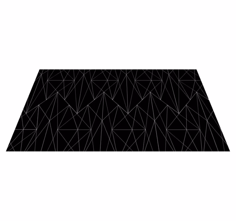 Tappeto vinile geometrico stile elegante - TenStickers