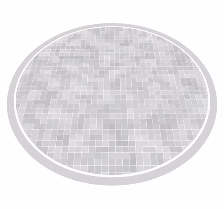 Tappeto vinile bagno elegante motivo a mosaico - TenStickers