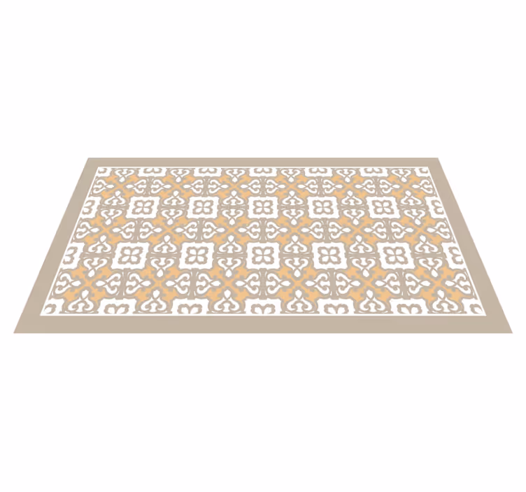 Tappeto vinile mosaico con accenti eleganti a motivi - TenStickers