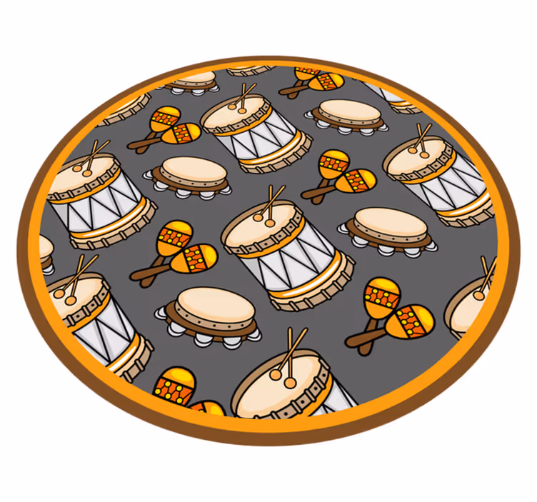 Tappeto vinile per bambini gioco di ritmi - TenStickers