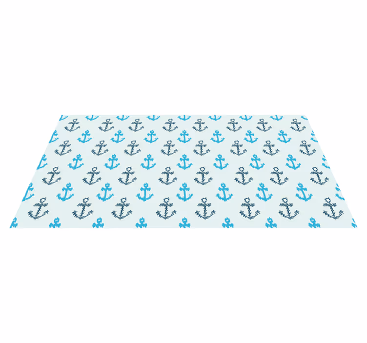 Tappeto vinile bagno modello di ancoraggio - TenStickers