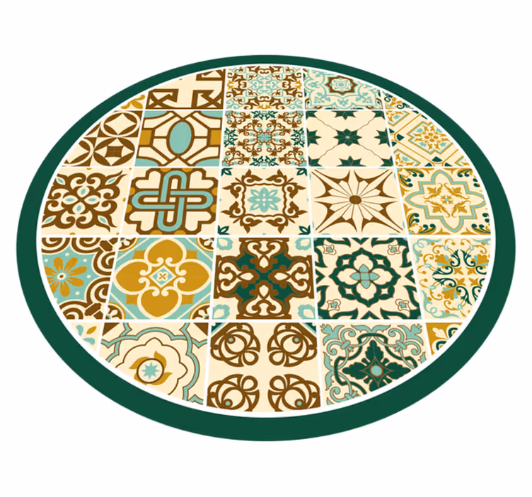 Tappeto vinile piastrelle modelli vintage - TenStickers