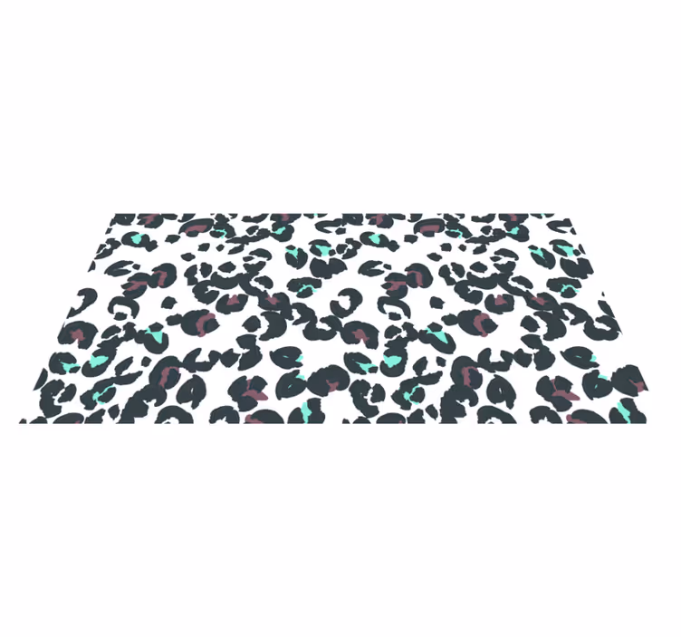 Tappeto vinile stampa animale stile motivo leopardo - TenStickers