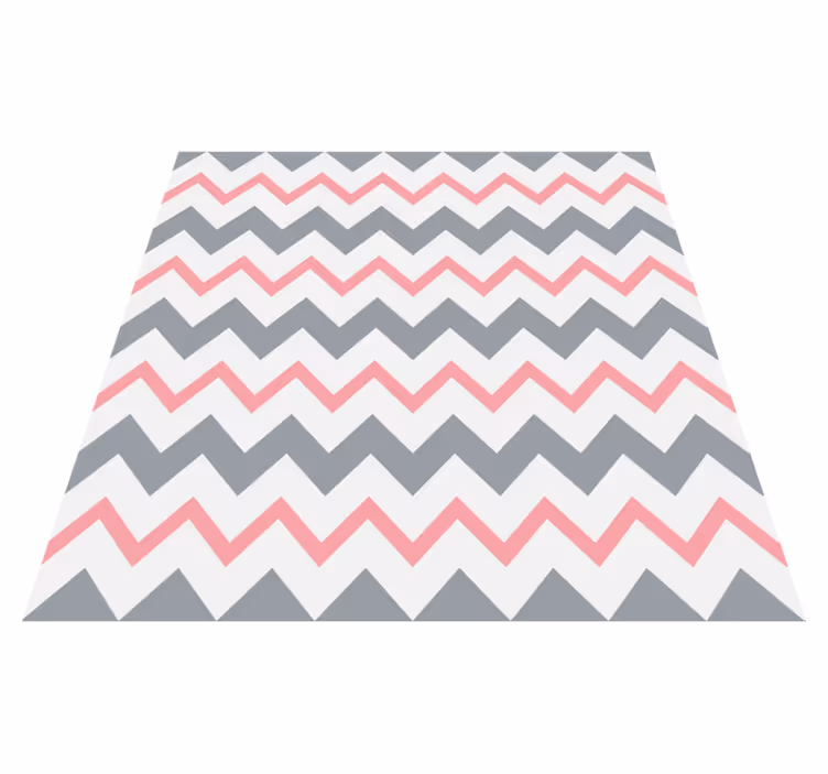 Tappeto vinile per bambini decorato a zigzag - TenStickers