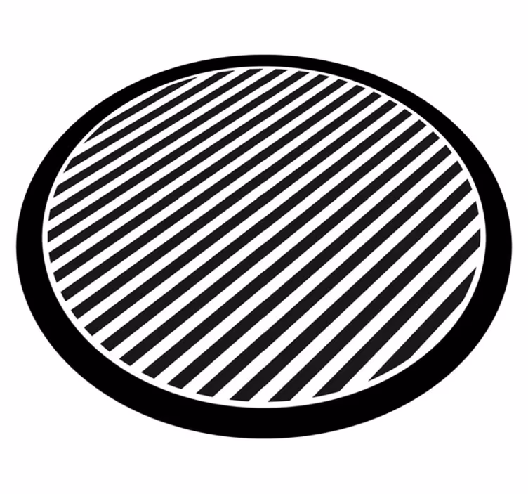 Tappeto vinile strisce a tinta unita - TenStickers