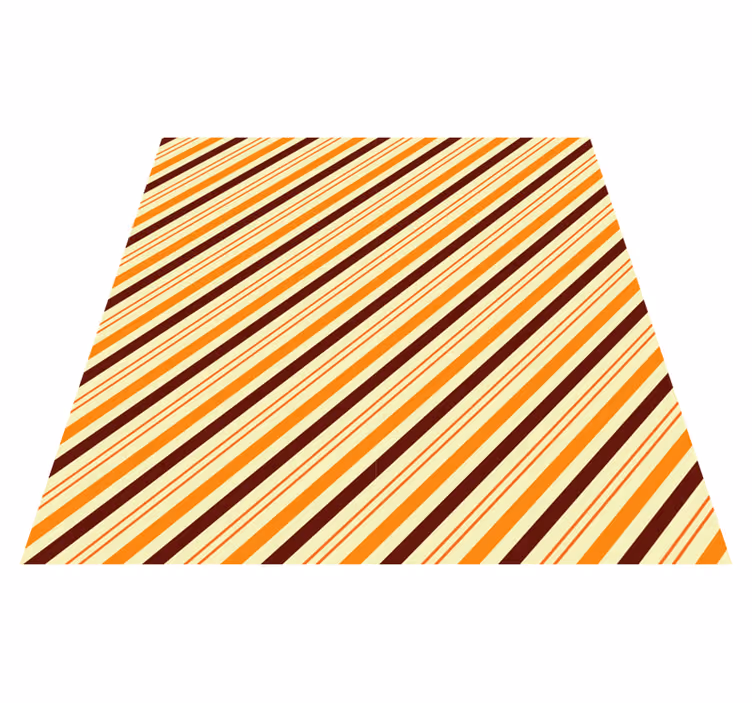 Tappeto vinile strisce toni caldi verticali - TenStickers