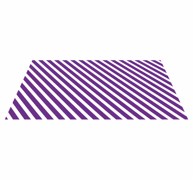 Tappeto vinile strisce percorso a strisce viola - TenStickers