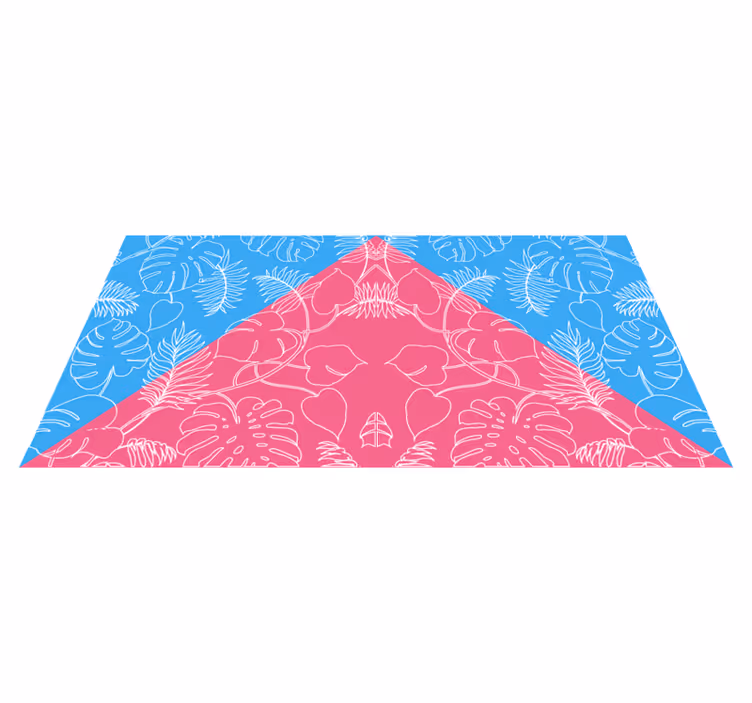 Tappeto vinile natura foglia tropicale idea - TenStickers