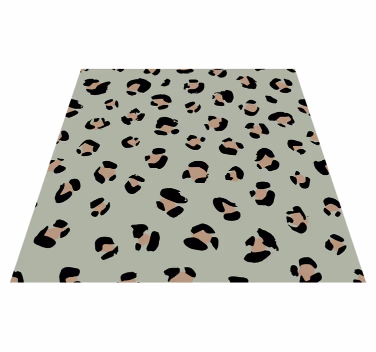 Tappeto vinile stampa animale pelle di leopardo - TenStickers