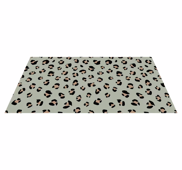 Tappeto vinile stampa animale motivo leopardato - TenStickers