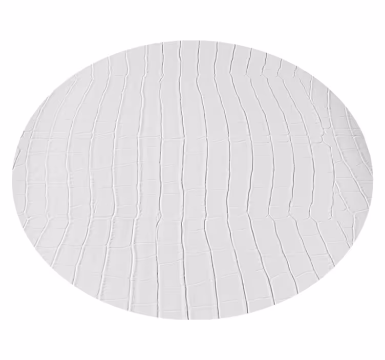 Tappeto vinile animali motivo coccodrillo bianco - TenStickers